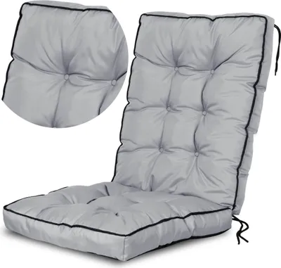 Image de Coussin de siège de chaise 50X50X80Cm Coussin de jardin pour siège Haute Epaisseur