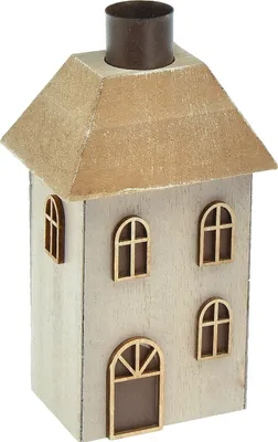 Produktbild von Kerzenhalter Hausdesign Adventsdeko für Stabkerzen, 2 Stück