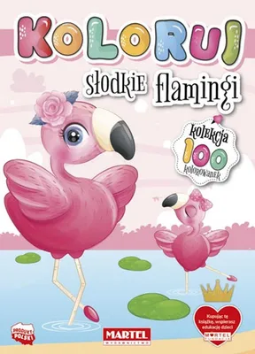 Productafbeelding van Kolorowanka dla dzieci Słodkie flamingi praca zbiorowa