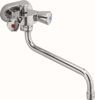 Produktbild von Kludi STANDARD Spezial Wannenfüll- und Brausearmatur 45mm Stichmaß, chrom