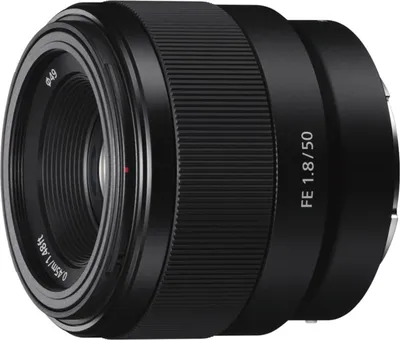 Produktbild von Sony SEL-50F18F Standard Objektiv (Festbrennweite, 50 mm, F1.8, Vollformat, geeignet für A7, A6000, A5100, A5000 und Nex Serien, E-Mount) schwarz