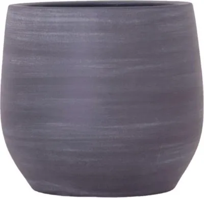 Image de Pot Céramique Sélène Noir Design élégant, Durabilité Accrue - Artevasi