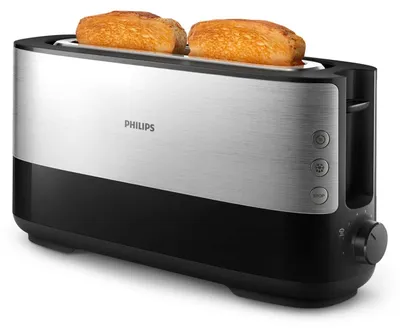 Produktbild von Philips Viva Collection Langschlitz ToasterMetall (HD2692/90)