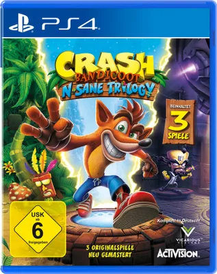 Produktbild von PS4 Spiel Crash Bandicoot - N.Sane Trilogy