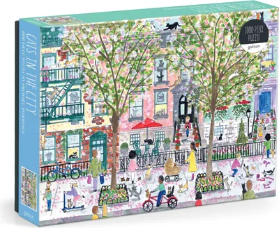 Produktbild von Michael Storrings Cats In The City 1000 Piece Puzzle
