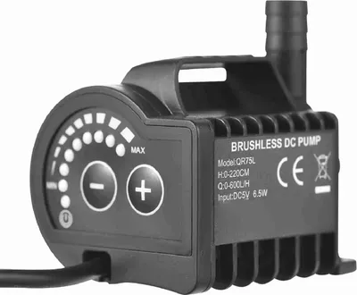 Obrázok produktu pre Ponorné 5V vodné čerpadlo 8 úrovní nastaviteľné 0-600L/H Malé fontánové čerpadlo so zdvihom 0-7,2, 6,5ft USB nabíjanie a prísavka, prenosné mini čerpadlo pre akvárium, rybník, akvárium, pitie domácich zvierat