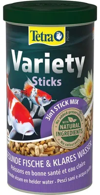 Obrázok produktu pre Tetra Pond Variety Sticks, Jazierkové ryby, Sušené krmivo pre ryby, Tyč, 0,15 kg, 1 L, 1 kusov