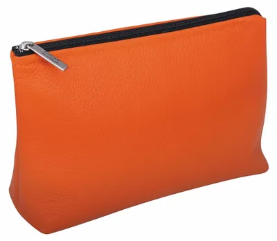 Produktbild von ERBE Leder Kosmetiktasche, Orange, Leder