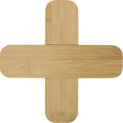 Image de Floso - "Croc" dessous de plat, bambou PF4911 (L) (Naturel)