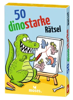 Produktbild von 50 Dinosstarke Rätsel