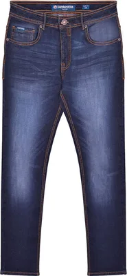 Produktbild von Lambretta - "Stafford" Jeans für Herren LB303 (34R) (Dunkelblau)