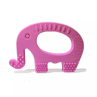 Produktbild von Beissring für babys Elefant Rosa