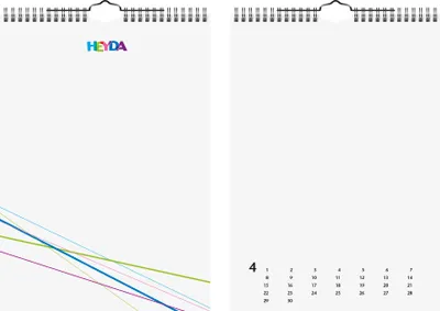 Produktbild von Heyda Kreativkalender immerw A4 ws/ws