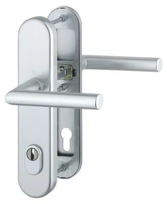 Produktbild von Hoppe Schutz-Drückergarnitur Amsterdam 86G / 3332ZA / 3330 / 1400 ES1 SK2 PZ Vierkant 8 / 10mm - 3663352