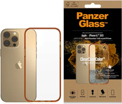Image de PanzerGlass ® ClearCaseColor™ iPhone 13 Pro Max - Tangerine