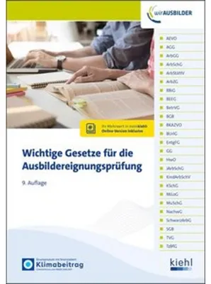 Produktbild von Wichtige Gesetze für die Ausbildereignungsprüfung