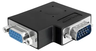 Produktbild von DeLOCK VGA M/F, 15-p VGA, 15-p VGA, Schwarz