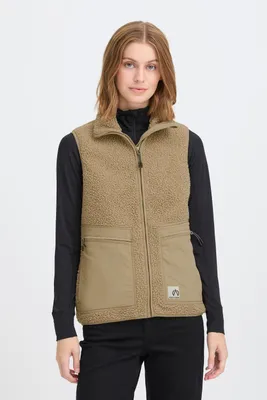 Produktbild von North Bend NBGalan W Teddy Vest Damen Weste Outdoor-Weste normal