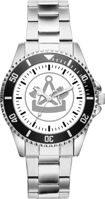 Produktbild von KIESENBERG Herrenuhr Armbanduhr Tischler Zimmermann Geschenk Fan Artikel Zubehör Fanartikel Analog Quartz Uhr 2123