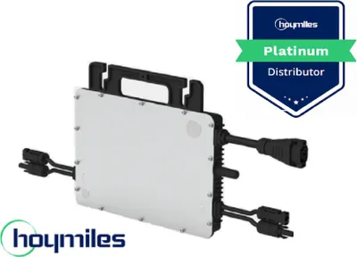 Produktbild von Hoymiles Microwechselrichter mit Endkappe Balkonkraftwerk HMS-1000-2T 1F 0% MwSt.