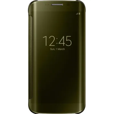Produktbild von Samsung Clear View Cover EF-ZG925B für Galaxy S6 Edge