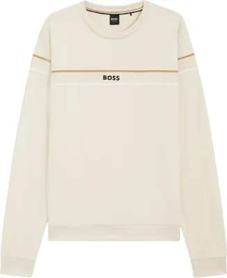 Productafbeelding van Hugo Boss - "Iconic" sweatshirt voor heren, met ronde hals, model GT12196 (maat M) (wit)