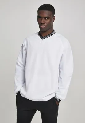 Zdjęcie produktu dla Bluza Urban Classics Warm Up, biało-szara – rozmiar S