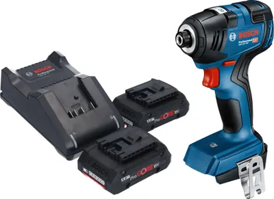 Immagine prodotto di Avvitatore a impatto a batteria Bosch GDR 18V-200 Professional 18 V 200 Nm Brushless + 2 batterie ProCORE da 4,0 Ah + caricabatterie
