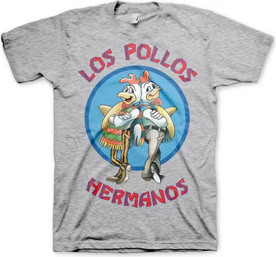 Produktbild von Los Pollos Hermanos T-Shirt - Medium - Heather-Grey