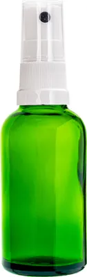 Image de Flacon en verre vert de 30 ml avec vaporisateur 18/415