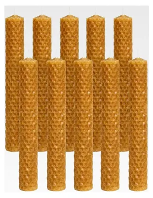 Produktbild von 10er Set SPÜGEL aus 100% Bienenwachs handgerollt