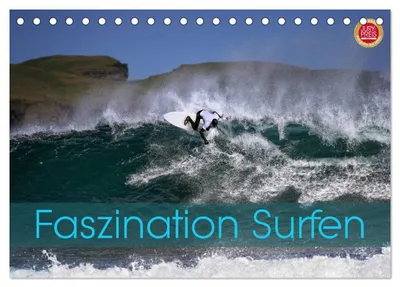 Produktbild von Faszination Surfen (Tischkalender 2027 DIN A5 quer), CALVENDO Monatskalender