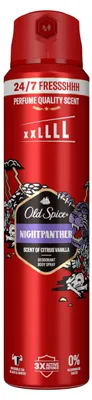 Zdjęcie produktu dla Dezodorant w sprayu Old Spice Nightpanther o zapachu cytrusowo-waniliowym, opakowanie 250 ml