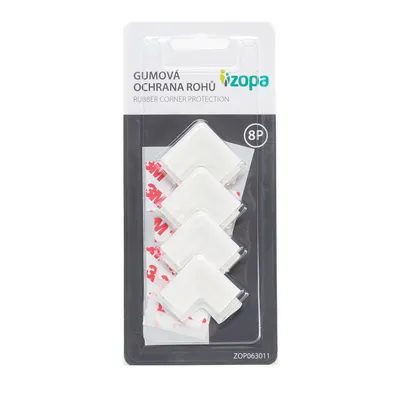 Image de Protège-coins en caoutchouc 8pcs, blanc cassé