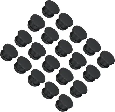 Produktbild von Gatstopper - Klikmechanismus - Einfache Montage - 85 mm - Schwarz - Kautschuk