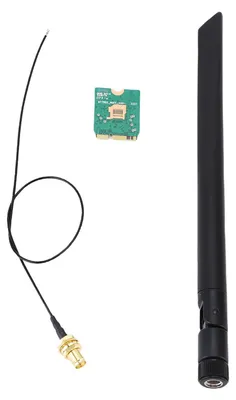 Obrázok produktu pre Bezdrôtová karta s podporou WiFi 6E pre Windows 10/11, M.2 NGFF, 4200 Mbps, trojpásmový sieťový adaptér 2,4 GHz, 5 GHz, 6 GHz pre notebook