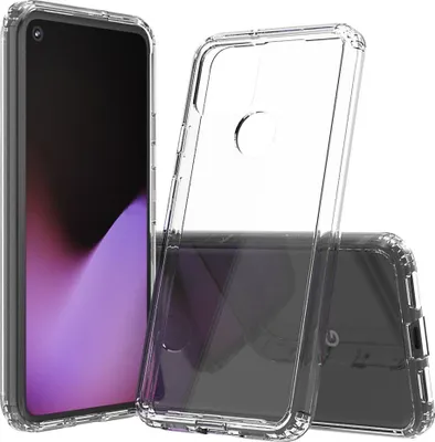 Produktbild von Mobigear Crystal – Transparente Handyhülle für Google Pixel 5, Hartschalenhülle, Rückseite – Transparent