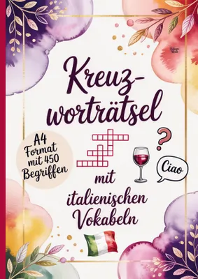 Produktbild von Kreuzworträtsel mit italienischen Vokabeln
