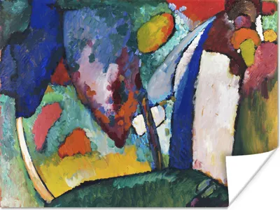 Produktbild von MuchoWow® Poster Wasserfall - Kandinsky 160x120 cm - Foto Plakat
