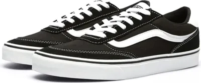 Produktbild von VANS Brooklyn Ls Sneaker Skate Schuhe Halbschuh Uni Leder  schwarz, Schuhgröße:40.5 EU