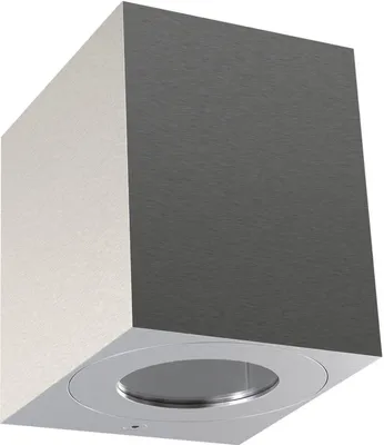 Produktbild von Nordlux Canto Kubi 2, Oberfläche, Rechteck, 2 Glühbirne(n), 2700 K, IP44, Edelstahl