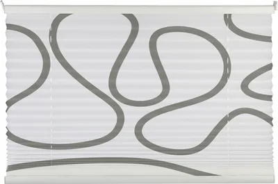 Produktbild von Plissee - Weiß - Taupe - 80 x 210 cm - Klemmträger