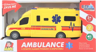 Obrázek produktu pro Sanitka na setrvačník a baterie s českým hlasem