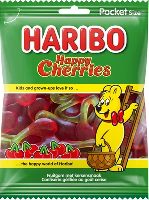 Produktbild von HARIBO glückliche Kirschen 28 x 75 Gramm