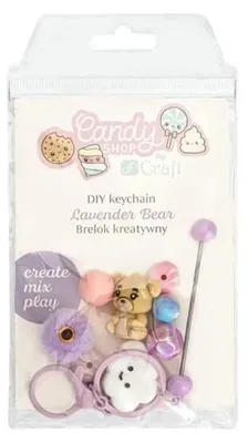 Produktbild von Kreativer Schlüsselanhänger "Lavendelbär" - Dalprint dpCraft