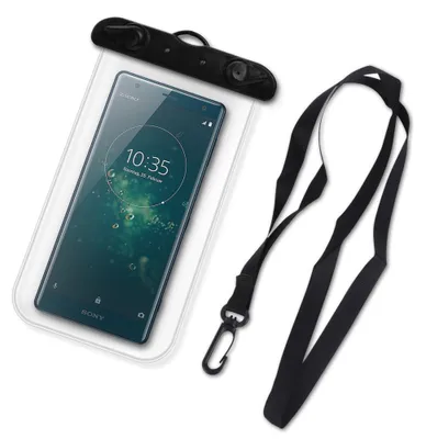 Produktbild von Wasserdichte Handy Tasche Sony Xperia Serie Schutz Hülle Wasserfest Cover CaseFarben:Transparent;Smartphone:Sony Xperia X