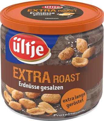 Produktbild von Ültje Extra Roast Erdnüsse gesalzen und geröstete Erdnüsse 180g
