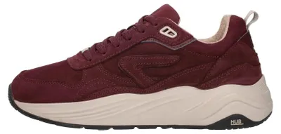 Produktbild von HUB Glide Sneaker, flaches Modell, Bordeaux, Größe 38