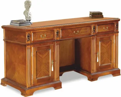 Obrázok produktu pre Casa Padrino luxusný barokový stôl hnedý 163 cm - Barokový kancelársky nábytok