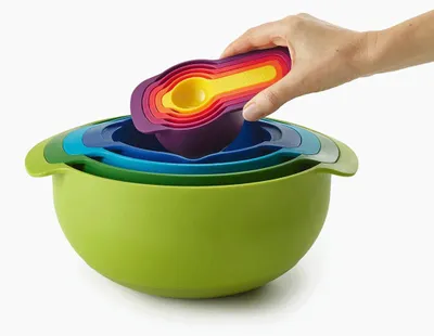 Imagen del producto de Juego de utensilios de cocina Joseph Joseph, diseño apilable